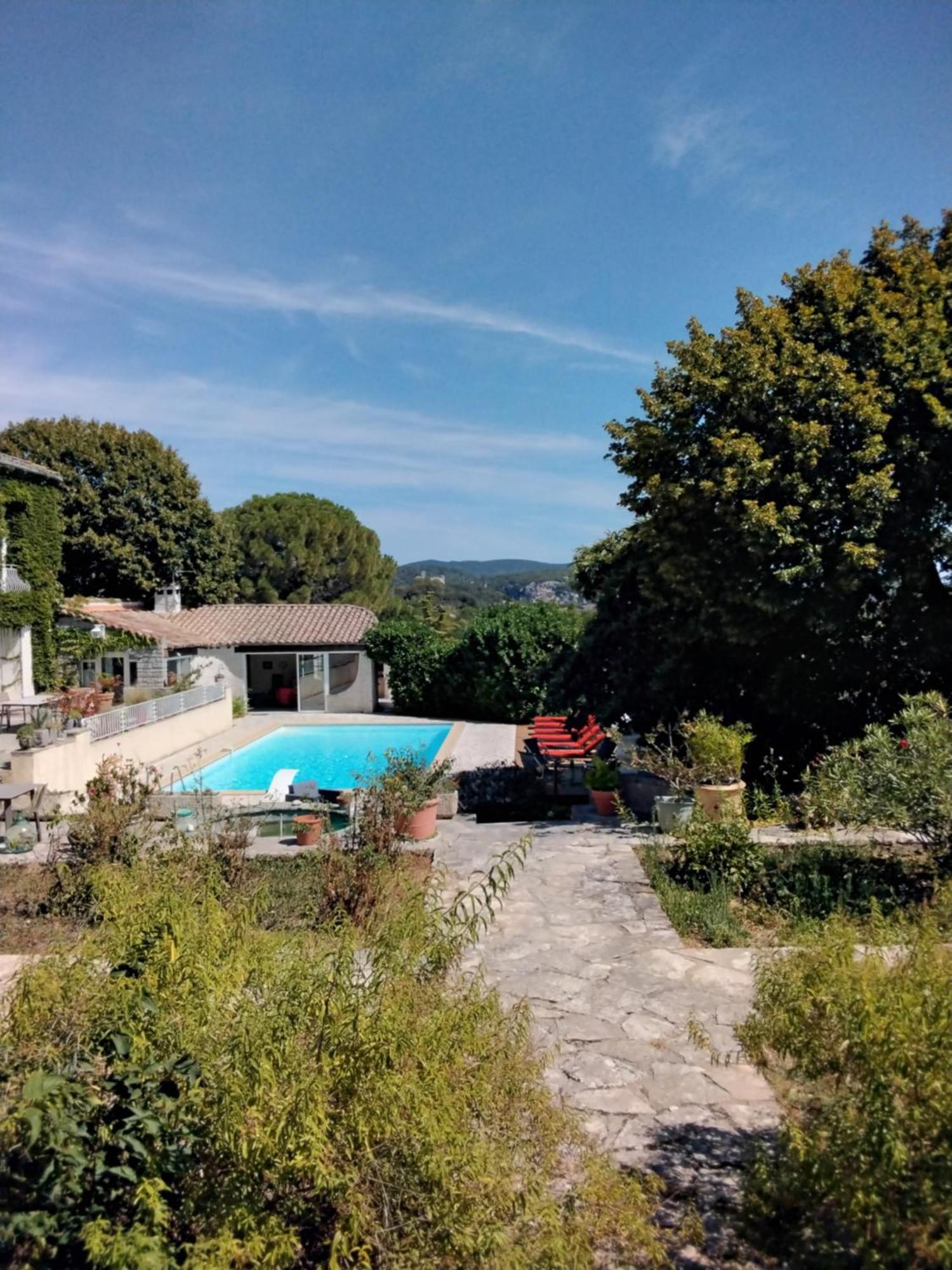 Le Domaine Du Soulier -Gite Et Chambres D'Hotes - La Maison Du Gardien Tornac Bagian luar foto